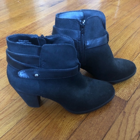 Crown vintage black leather booties US 7.5 - Picture 4 of 4